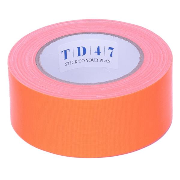 Grote foto td47 gaffa tape 50mm x 25m fluor oranje doe het zelf en verbouw materialen en producten