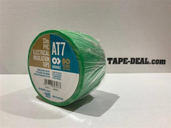 Grote foto advance at7 pvc tape 50mm x 33m groen doe het zelf en verbouw materialen en producten