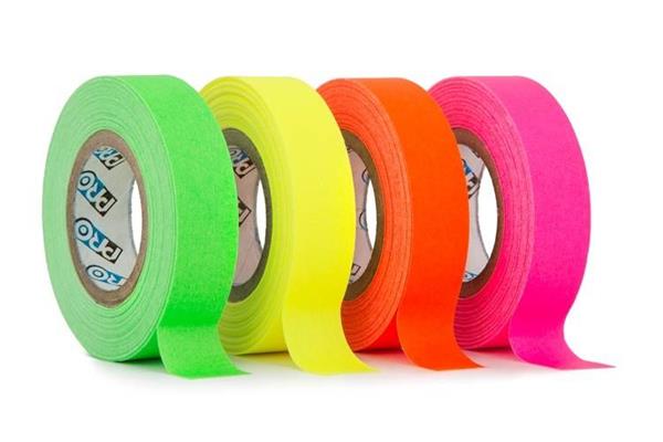 Grote foto pro fluor tape mini rollen 12mm x 9 2m kleurenmix doe het zelf en verbouw materialen en producten