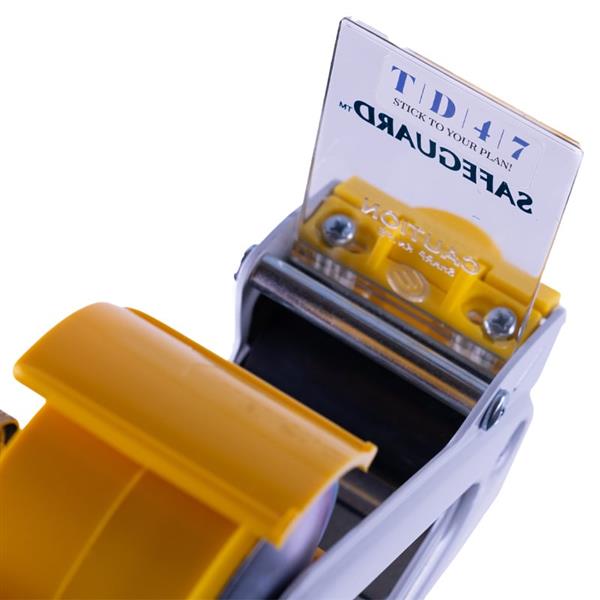 Grote foto td47 tape dispenser luxe metaal doe het zelf en verbouw materialen en producten