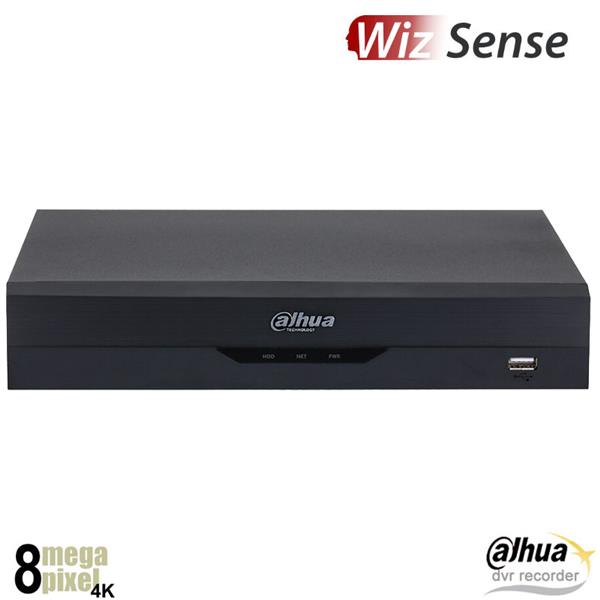 Grote foto dahua 4k 4 kanaals xvr wizsense 4x bnc 4 ip audio alarm xvr5104he 4kl iq audio tv en foto videobewakingsapparatuur