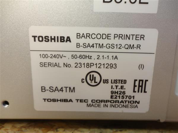 Grote foto toshiba tec b sa4tm barcode label printer 200dpi new computers en software printers