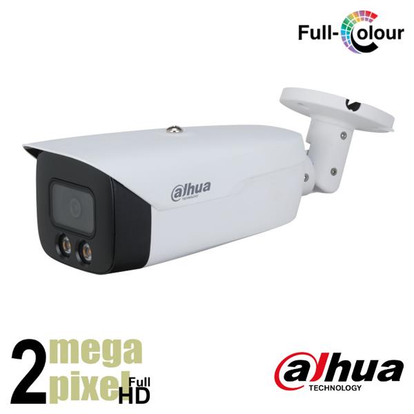 Grote foto dahua full color camera full hd 50m 3.6mm microfoon hfw1239mh a led audio tv en foto videobewakingsapparatuur