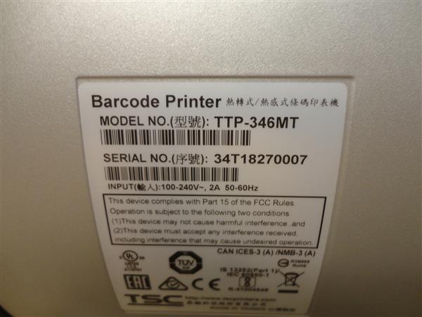 Grote foto tsc ttp 346mt barcode label printer usb network 300dpi ttp 346 computers en software printers