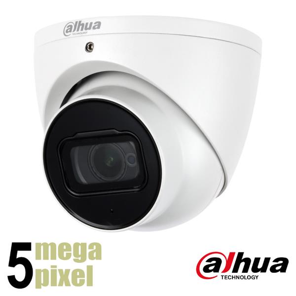 Grote foto dahua 5mp cvi dome camera 40m starlight 2 8mm microfoon hdw2501tqp a audio tv en foto videobewakingsapparatuur