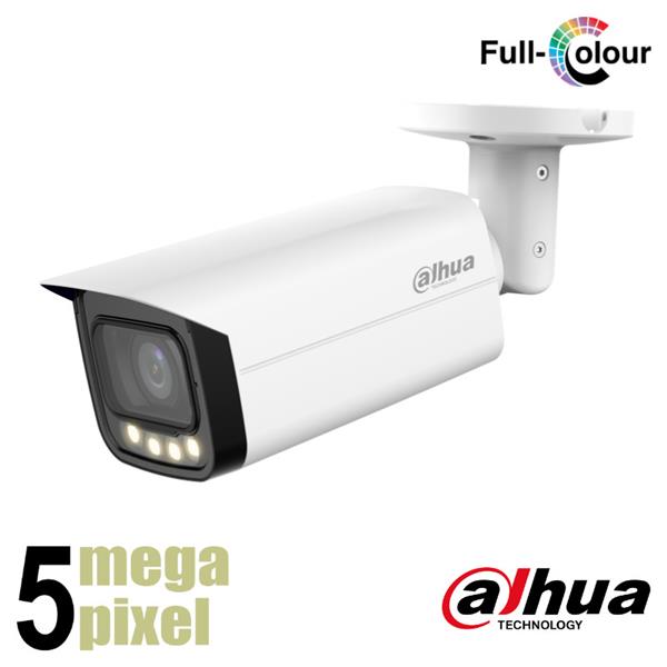 Grote foto dahua 5mp cvi bullet camera full color 60m 2.8mm hfw2509tu a led audio tv en foto videobewakingsapparatuur