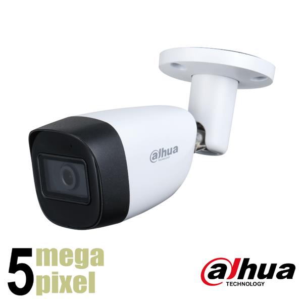 Grote foto dahua 5mp cvi bullet camera 30m 2 8mm lens starlight hfw2501cm a audio tv en foto videobewakingsapparatuur