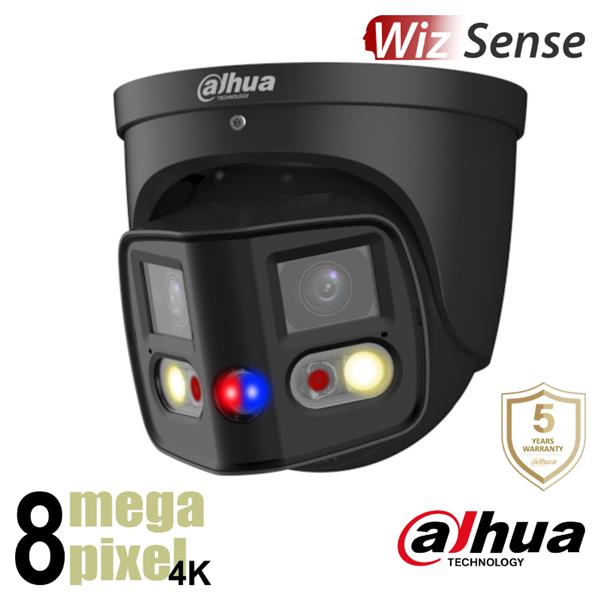 Grote foto dahua 2 x 4mp wizsense 180 graden actieve afschrikking pdw3849 a180 as pv b audio tv en foto videobewakingsapparatuur