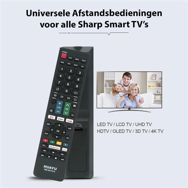 Grote foto sharp universele afstandsbediening smart tv remote audio tv en foto afstandsbedieningen