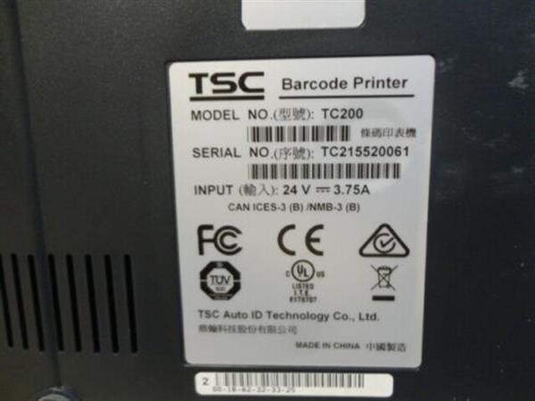 Grote foto tsc tc 200 thermal transfer label printer 203dpi computers en software printers