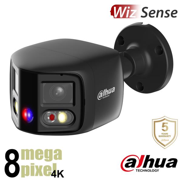 Grote foto dahua 2 x 4mp wizsense 180 graden actieve afschrikking pfw3849sp a180 e2 as b audio tv en foto videobewakingsapparatuur