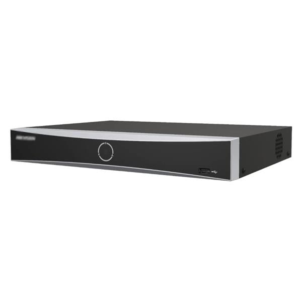 Grote foto hikvision 12mp 4 kanaals nvr recorder acusense geen poe 7604nxi k1q audio tv en foto videobewakingsapparatuur
