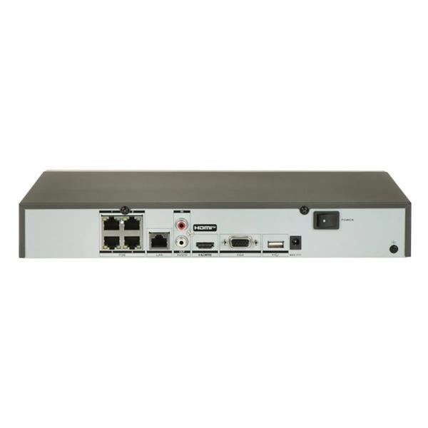 Grote foto hikvision 12mp nvr recorder acusense 4x poe 7604nxi k1 4p audio tv en foto videobewakingsapparatuur