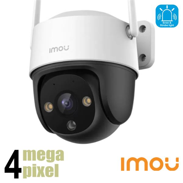 Grote foto imou cruiser 4mp bestuurbare wifi camera smart tracking active deterrence ipc s41fep audio tv en foto videobewakingsapparatuur