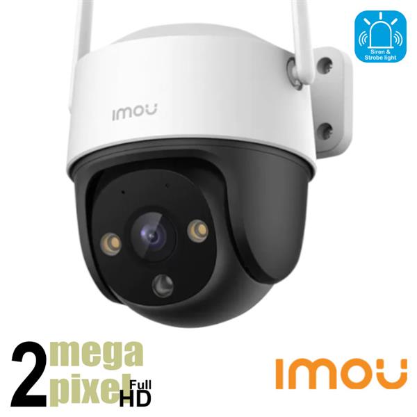 Grote foto imou cruiser full hd bestuurbare wifi camera smart tracking active deterrence ipc s21fep imou audio tv en foto videobewakingsapparatuur