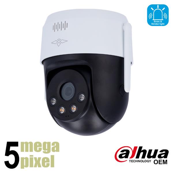 Grote foto dahua oem 5mp bestuurbare wifi camera active deterrence full color ippt470 5esw fc ai2 audio tv en foto videobewakingsapparatuur