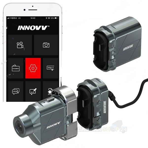 Grote foto innovv h5 helm camera 4k resolutie app wifi audio tv en foto videobewakingsapparatuur
