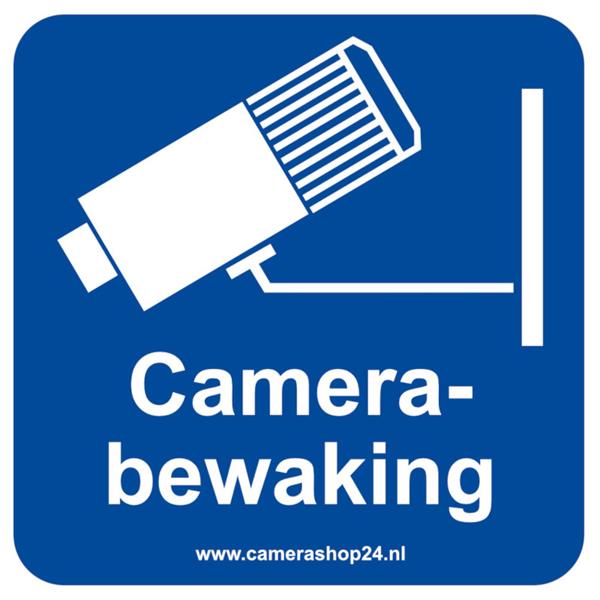 Grote foto vinyl sticker camerabewaking 50x50mm uv coating 10 stuks sk5010 audio tv en foto videobewakingsapparatuur