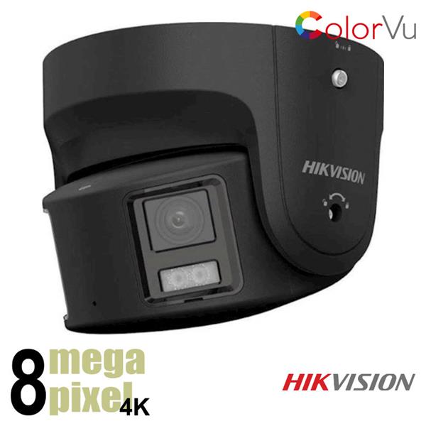 Grote foto hikvision 4k colorvu panorama ip dome camera microfoon speaker ds 2cd2387g2p lsu sl b audio tv en foto videobewakingsapparatuur