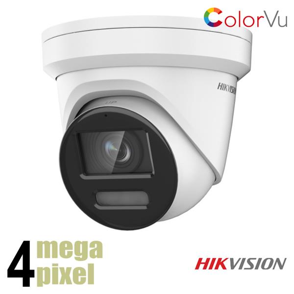 Grote foto hikvision 4 megapixel colorvu ip camera microfoon sd kaart slot witte leds ds 2cd2347g2 lu audio tv en foto videobewakingsapparatuur