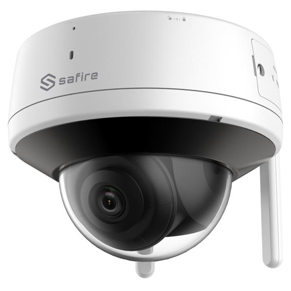 Grote foto safire 4mp wifi dome camera 30m nachtzicht microfoon ipd821wha audio tv en foto videobewakingsapparatuur