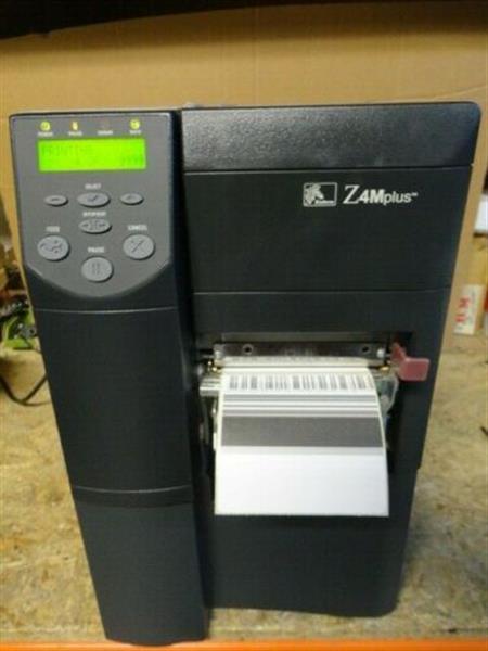Grote foto zebra z4m thermal transfer label printer rewinder computers en software printers
