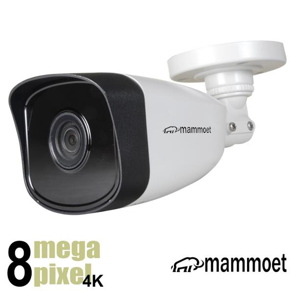 Grote foto mammoet 8mp 4k ip bullet netwerk camera 30m nachtzicht 2.8mm lens onvif mamb1 audio tv en foto videobewakingsapparatuur