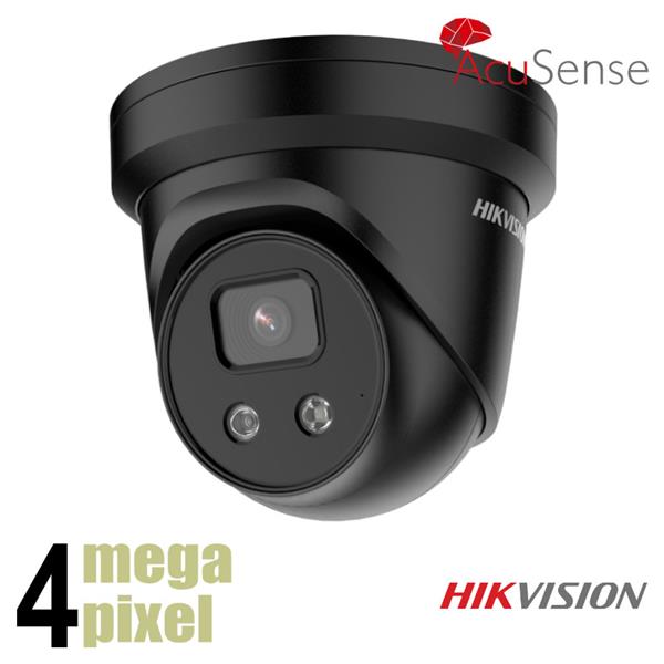 Grote foto hikvision acusense 4mp ip dome camera ingebouwde microfoon sd kaart 2cd2346g2 iu b audio tv en foto videobewakingsapparatuur