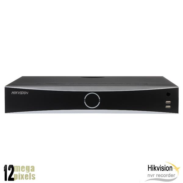 Grote foto hikvision 12mp 32 kanaals nvr recorder acusense geen poe ds 7732nxi i4 s audio tv en foto videobewakingsapparatuur