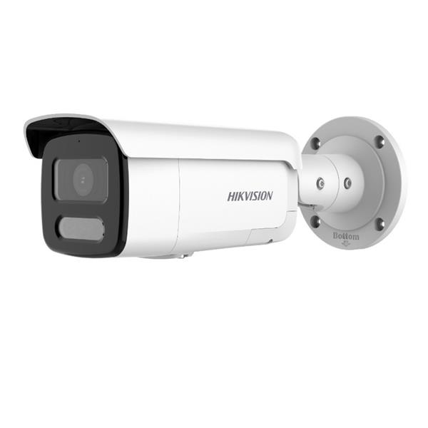 Grote foto hikvision 4 megapixel 2.8mm colorvu 2.0 bullet sd kaart slot audio strobe ds 2cd2t47g2 lsu s audio tv en foto videobewakingsapparatuur