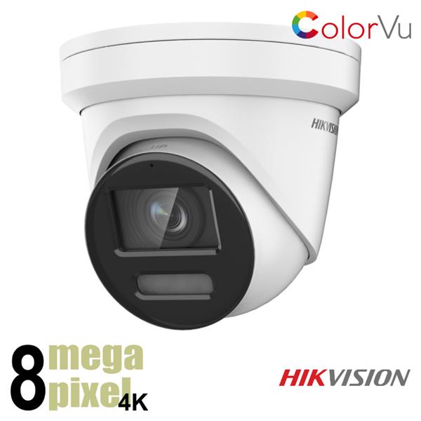 Grote foto hikvision 4k colorvu ip camera microfoon sd kaart slot witte leds ds 2cd2387g2 lu audio tv en foto videobewakingsapparatuur
