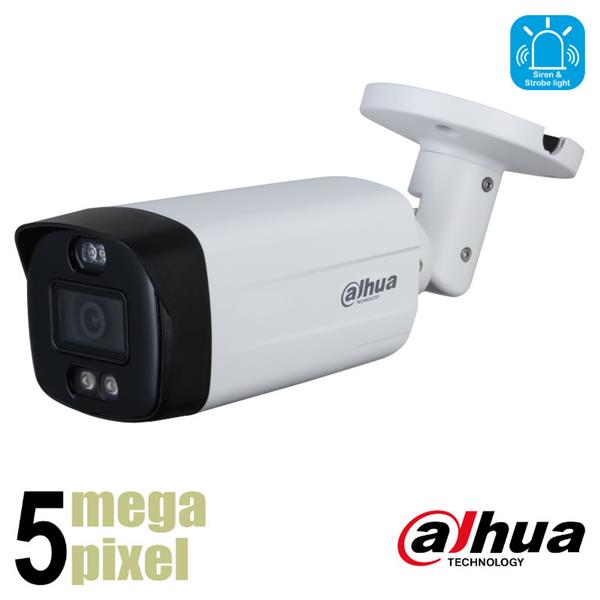 Grote foto dahua 5 megapixel cvi camera full color licht en geluid 40m me1509thp a pv audio tv en foto videobewakingsapparatuur