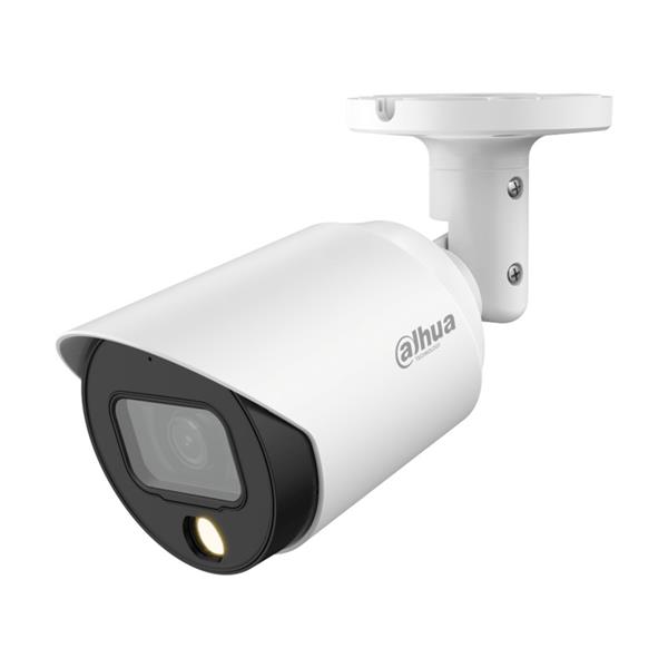 Grote foto dahua full color bullet camera full hd 20m wit licht hfw1239tp a led audio tv en foto videobewakingsapparatuur