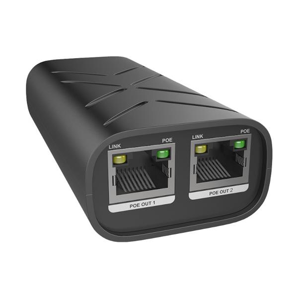 Grote foto poe injector 60w 2 poe poorten 1 uplink 10 100 1000mbps poe31 doe het zelf en verbouw inbraaksystemen