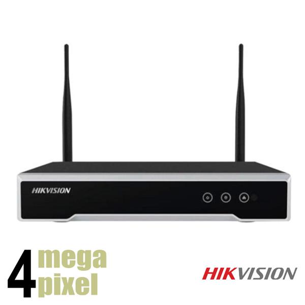 Grote foto hikvision 4 megapixel 4 kanaals wifi nvr recorder ds 7104ni k1 w mq audio tv en foto videobewakingsapparatuur