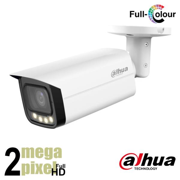 Grote foto dahua full color camera full hd 60m motorzoom microfoon hfw1239tup z a led audio tv en foto videobewakingsapparatuur