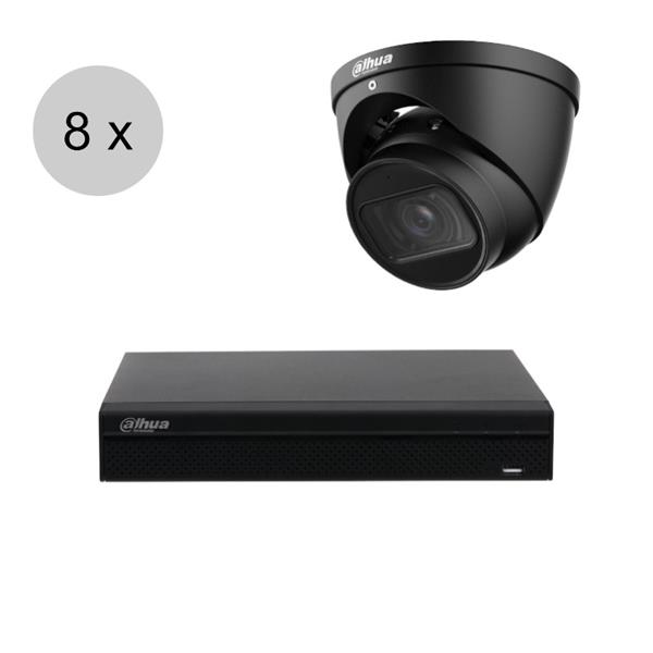 Grote foto dahua 4mp ip cameraset wizsense 8 turret dome camera motorzoom starlight 40m ips84dtm2 audio tv en foto videobewakingsapparatuur