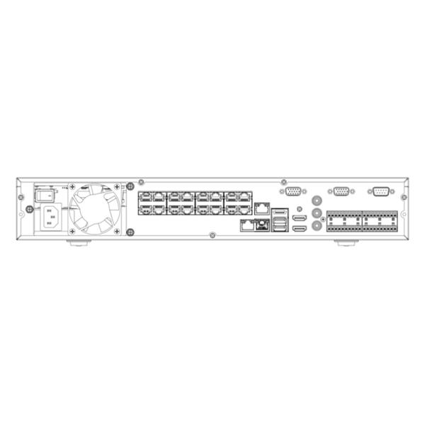 Grote foto dahua 32mp 64 kanaals nvr recorder 16x poe ai 8x hdd nvr5864 16p eiq audio tv en foto videobewakingsapparatuur