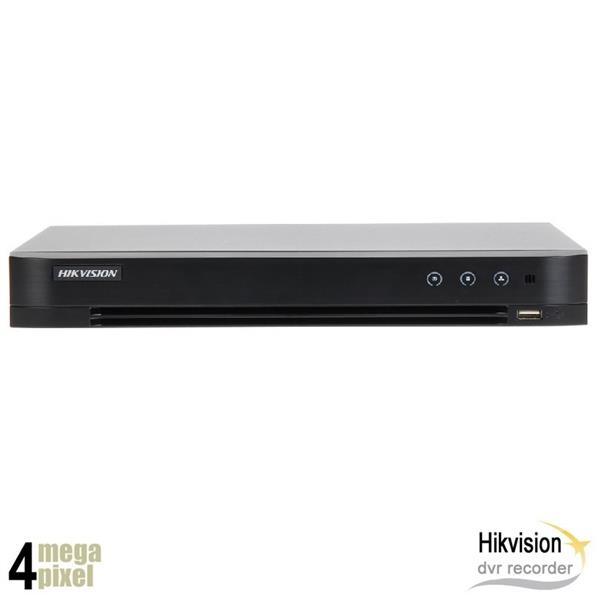Grote foto hikvision 4 megapixel 5in1 dvr 4 kanaals 2 ip kanalen acusense ids 7204hqhi audio tv en foto videobewakingsapparatuur