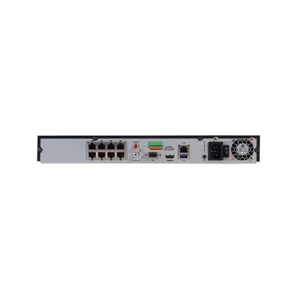 Grote foto hikvision 4k nvr recorder voor 8 camera 8x poe 4x alarm hwn 5208mh 8pq audio tv en foto videobewakingsapparatuur