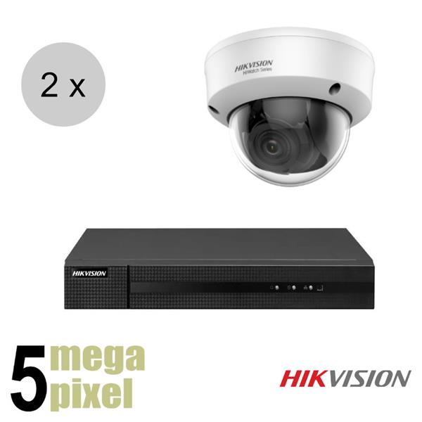 Grote foto hikvision 5 megapixel cvi camerasysteem motorzoom starlight 60m 2 camera s cvs270 audio tv en foto videobewakingsapparatuur