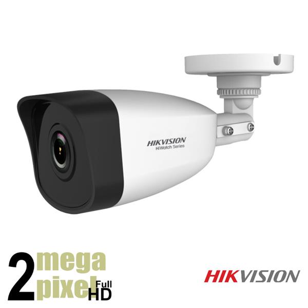 Grote foto hikvision full hd ip bullet camera 2.8mm lens 30m nachtzicht b121h audio tv en foto videobewakingsapparatuur