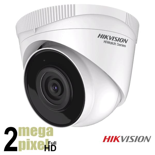 Grote foto hikvision full hd ip dome camera 2.8mm lens 30m nachtzicht t220h audio tv en foto videobewakingsapparatuur