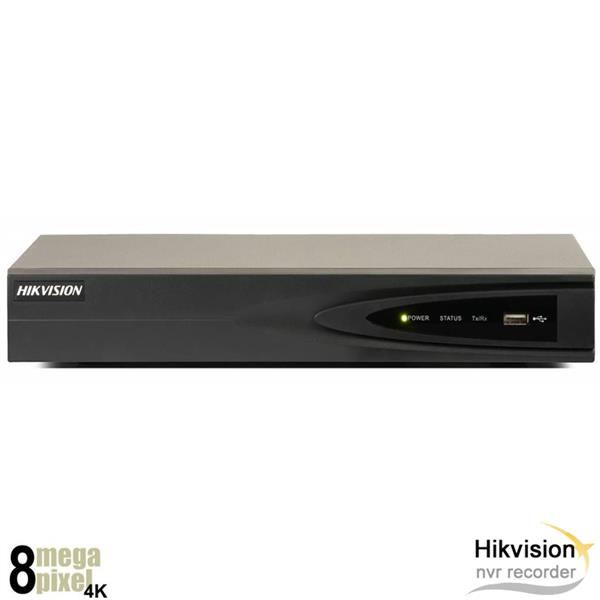 Grote foto hikvision 4k 4 kanaals nvr recorder audio 4x poe hwn 4104mh 4pq audio tv en foto videobewakingsapparatuur