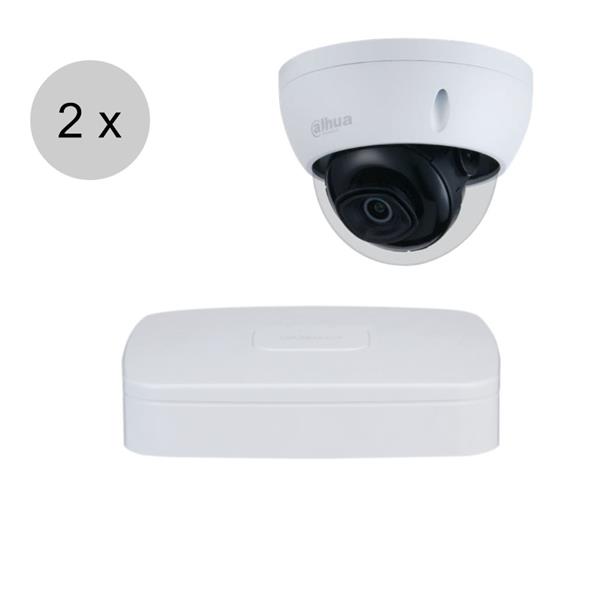 Grote foto dahua full hd ip cameraset wizsense 2 dome camera starlight audio 2.8mm 30m ips22dd1 audio tv en foto videobewakingsapparatuur