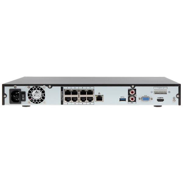 Grote foto dahua 12mp 8 kanaals nvr recorder smd 8x poe 2x hdd nvr4208 p 4ks3l audio tv en foto videobewakingsapparatuur
