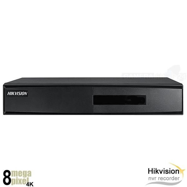 Grote foto hikvision 4k 4 kanaals nvr recorder audio 4x poe hwn 4104mh 4p audio tv en foto videobewakingsapparatuur