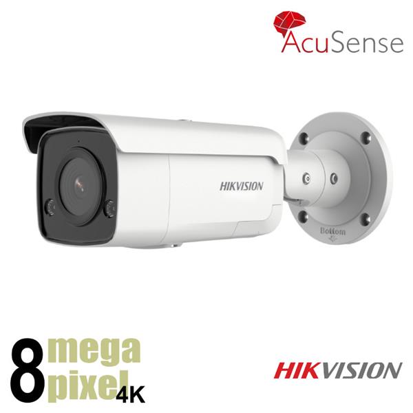 Grote foto hikvision 4k slimme bullet camera microfoon speaker verlichting ds2t86g2 isu sl audio tv en foto videobewakingsapparatuur