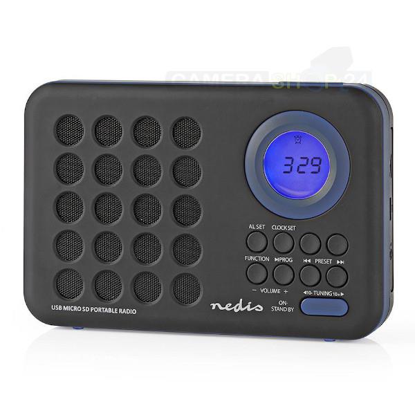 Grote foto fm radio alarmklok usb poort microsd kaartsleuf audio tv en foto videobewakingsapparatuur