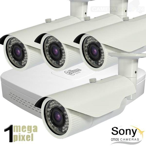 Grote foto hd ip camerasysteem 40m nachtzicht sony cmos 1 4 camera hdset76 audio tv en foto videobewakingsapparatuur